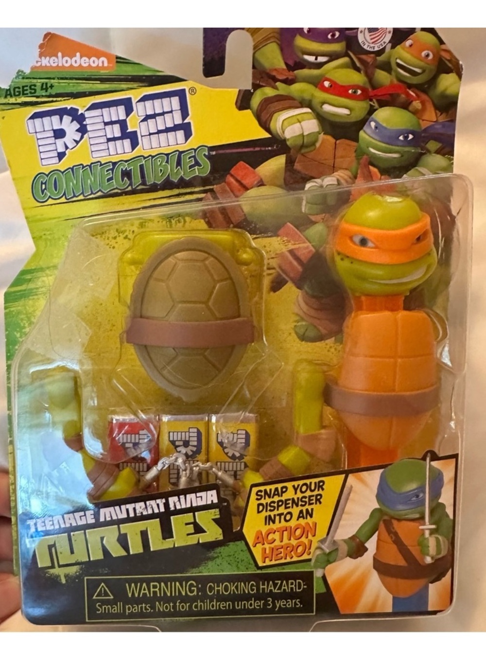 Sealed pez TMNT MichaelAngelo Pez dispenser